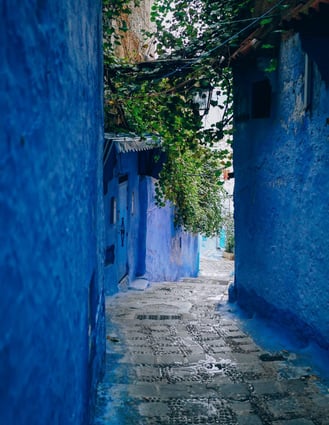 Blue is a soothing colour to watch.